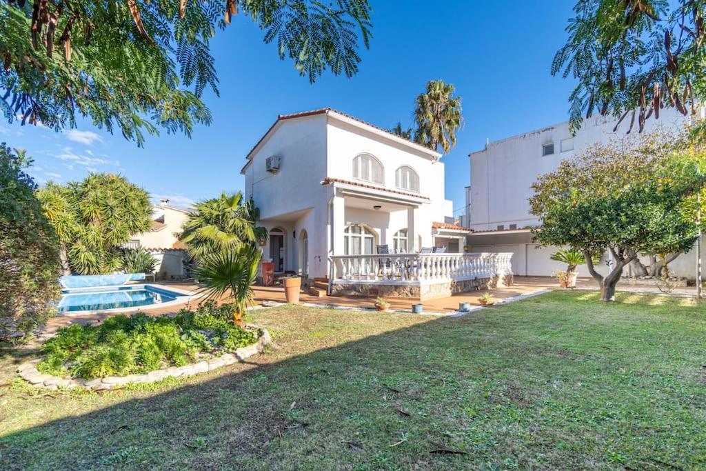 Sm21-Gran Casa De Vacaciones En La Playa, 4 Habitaciones, Climatizada, Piscina, Barbacoa Y Wifi Empuriabrava Εξωτερικό φωτογραφία